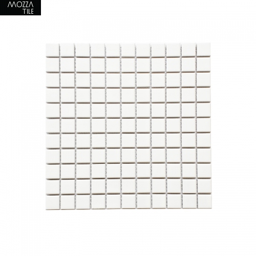 MOZZA TILE MOZZA TILE Mini Square Glossy White 25x25mm (302x302mm) - 1